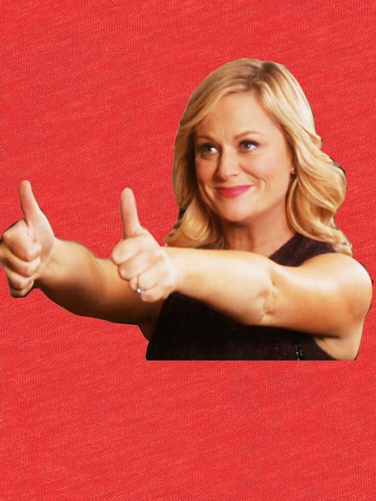 "Leslie Knope Thumb's Up" Tshirt by jessguida Redbubble