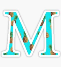 Mu Pineapple Letter Sticker