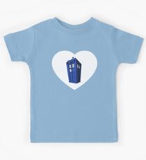 Tardis Heart Kids Tee