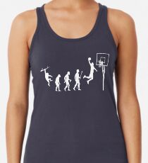 Basketball Evolution lustiges T-Shirt Tanktop für Frauen
