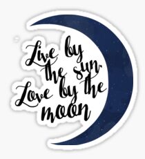 Love by the Moon Sticker