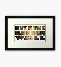 Over the Garden Wall Title Framed Print