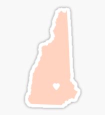 New Hampshire Peach Sticker