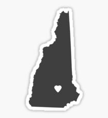 New Hampshire Charcoal Sticker