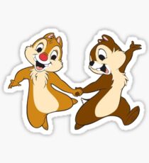 chip and dale Sticker