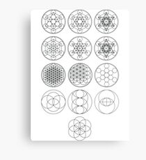 13 Circles | Sacred Geometry Metal Print