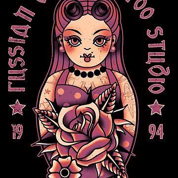 Little Lucifer, Las Vegas Tattoo Studio, Old School Traditional Devil Tattoo  Design Sticker for Sale by ProverbialDZN