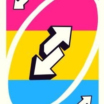 Pansexual Pride Uno reverse Sticker by Yuu667