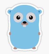 Pegatina Golang Gopher