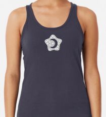 Küssende Sterne Halskette Racerback Tank Top
