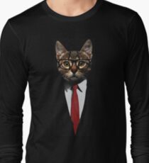 The Jacket Cat Long Sleeve T-Shirt