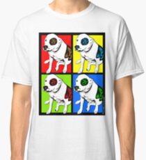 Colorful Pop Art Pit Bull Classic T-Shirt