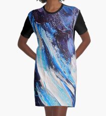 Royal Ice Graphic T-Shirt Dress