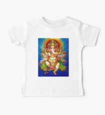 "GANESHA HINDU GOD" Vintage Deity Print Baby Tee