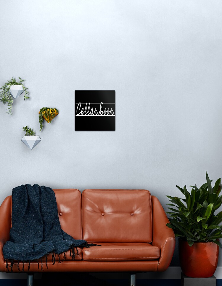 Cellar Door Metal Print By Movie Shirts Redbubble
