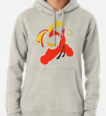 Sudadera con capucha Silueta de Ken / recorte (luchador callejero)