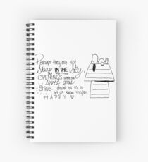 Snoopy Quote Spiral Notebook