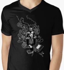 Donnie Darko (Black Background) Men's V-Neck T-Shirt