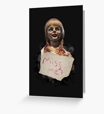 Annabelle the Doll Greeting Card