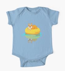 Summer Corgi One Piece - Short Sleeve