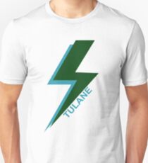 Tulane University Lightning Bolt Artwork Unisex T-Shirt