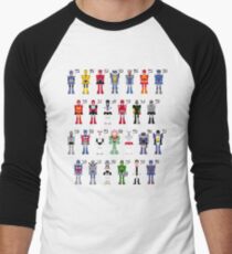 Transformers Alphabet Men's Baseball ¾ T-Shirt