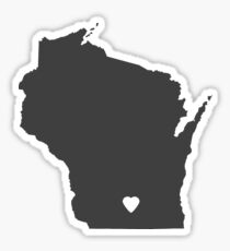 Wisconsin Charcoal Sticker