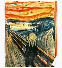 The Scream by Edvard Munch Poster