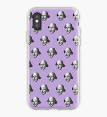 Shakespeare Etching Pattern (Purple) iPhone Case