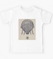 0064 ballooning Le Géant des airs Ascension de Monsieur Armand Petit Kids Tee
