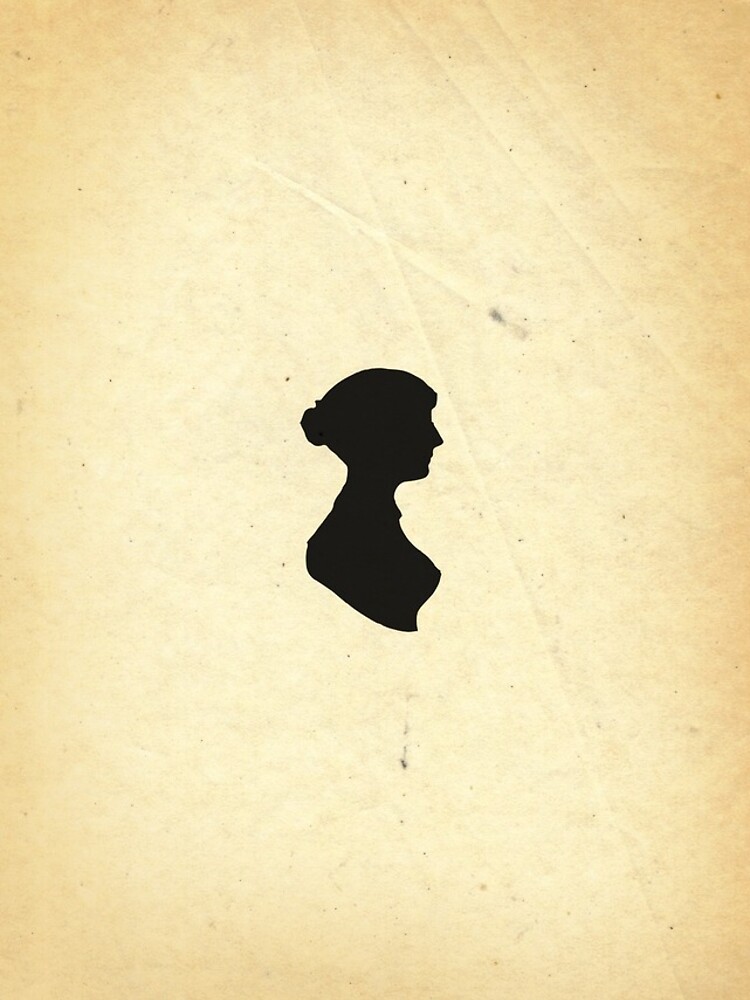 Jane Austen Silhouette (Small) by daltonrowe