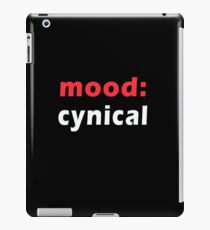 mood - cynical iPad Case/Skin