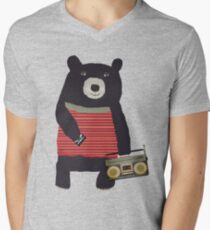 Boomer Bear Men's V-Neck T-Shirt