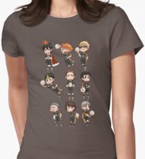 Haikyuu!! / Karasuno Chibs Tee Women's Fitted T-Shirt