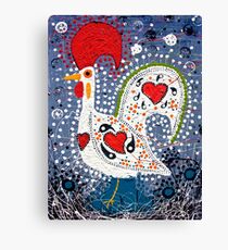Portuguese Rooster 4 Canvas Print