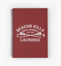 Beacon Hills Lacrosse Spiral Notebook