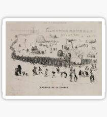 0178 ballooning Prodige de la chimie Maurisset del et sculp 1839 Sticker