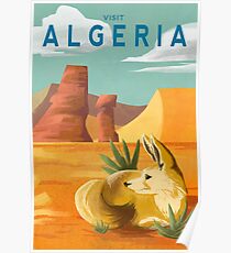 Algeria Travel Poster Poster