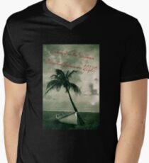 Kicking it in the Caribbean! Men's V-Neck T-Shirt