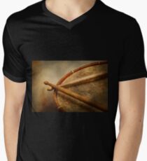 Music - Drum - Cadence Men's V-Neck T-Shirt