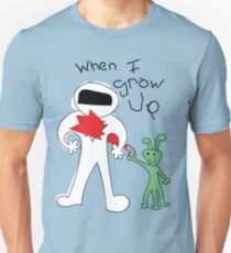When I Grow Up Astronaut Slim Fit T-Shirt