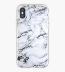 schwarzer und weißer Marmor iPhone-Hülle & Cover