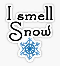 Gilmore Girls - I smell Snow Sticker