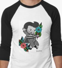 Elvis Kewpie Men's Baseball ¾ T-Shirt