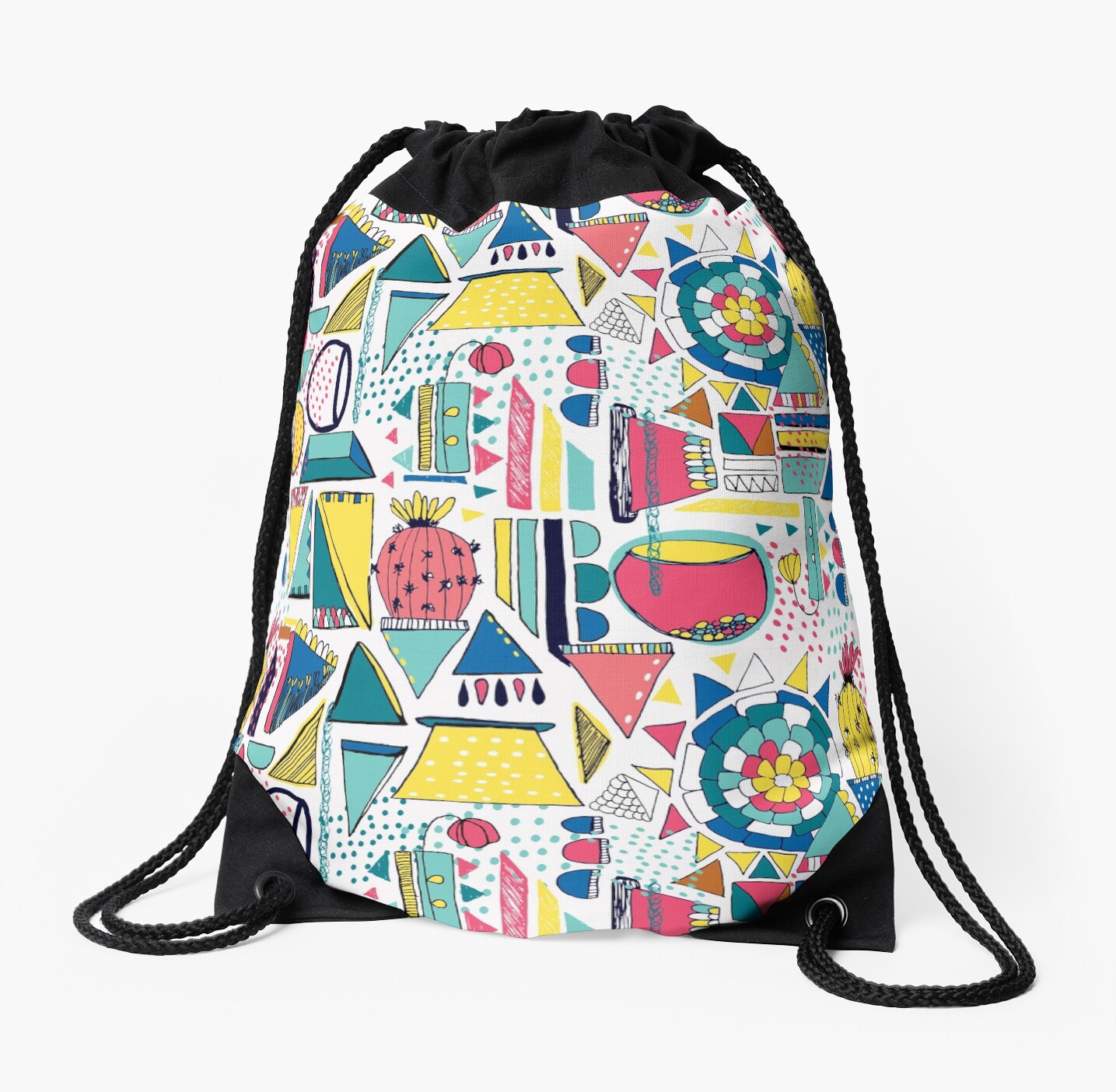 "Modern Pop Art" Drawstring Bags by alextilalila | Redbubble