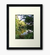 August Pond Framed Print