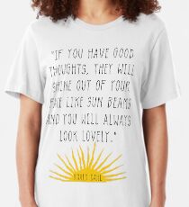 Good Thoughts- Roald Dahl Quote Slim Fit T-Shirt