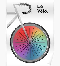 Le Velo Blanc Poster