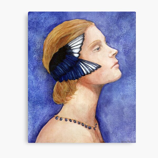 Sonata in Blue Metal Print