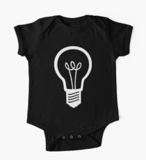 Einfache Glühbirne Baby Body Kurzarm